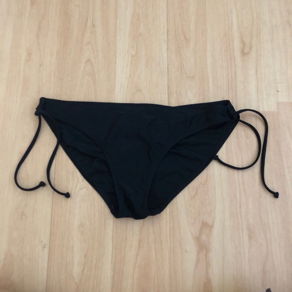 Seafolly | Black Bikini Bottom with keyhole side tie